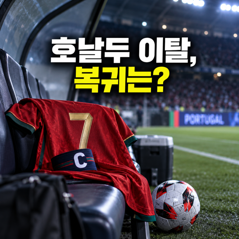 호날두 대표팀 이탈, 은퇴 확정일까? 복귀 가능성은 열렸다