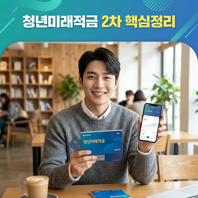 청년미래적금 2차, 우리 큰아이도 받을 수 있을까?｜신청기간·가입조건·정부기여금 총정리