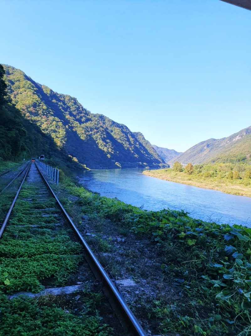  Kim Yu-jeong Rail Bike: Korea's Largest, Running Along the Beautiful Bukhangang River