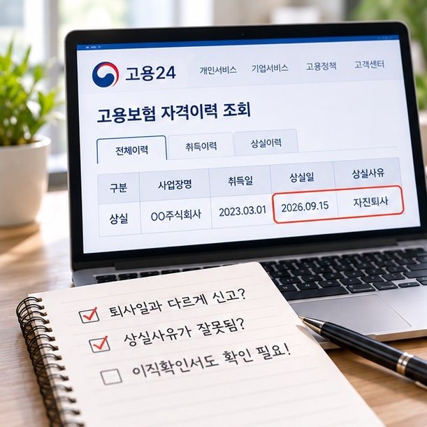 회사에서 고용보험 상실신고를 잘못했다면 어떻게 수정할까? 실업급여 신청 전 확인