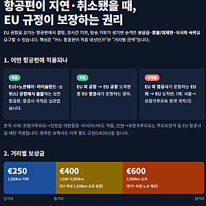 터키항공 지연 보상 후기(EU261/2004 규정)