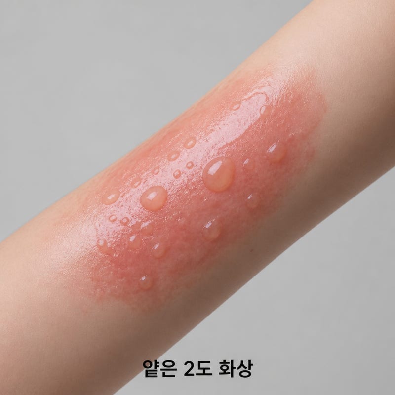 화상 단계 1도 2도 3도 증상 응급처치 총정리
