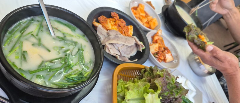 통영 미수동 국밥 맛집 볶음김치와 고기의 조합이 좋았던 이순신국밥미수점