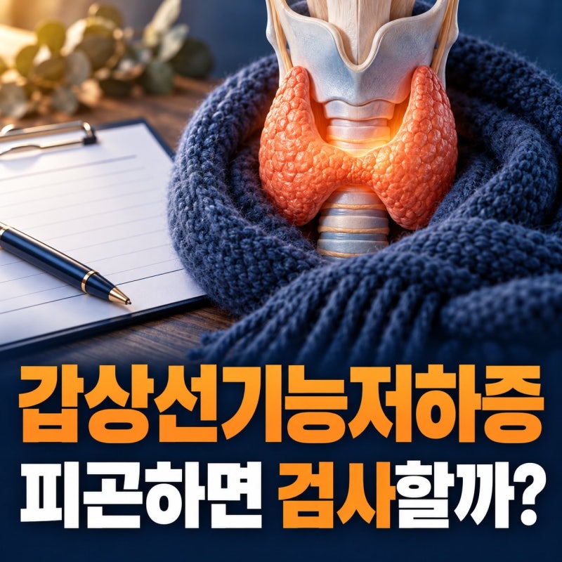 갑상선기능저하증 증상·검사와 음식, 요오드 보충 전 확인할 점
