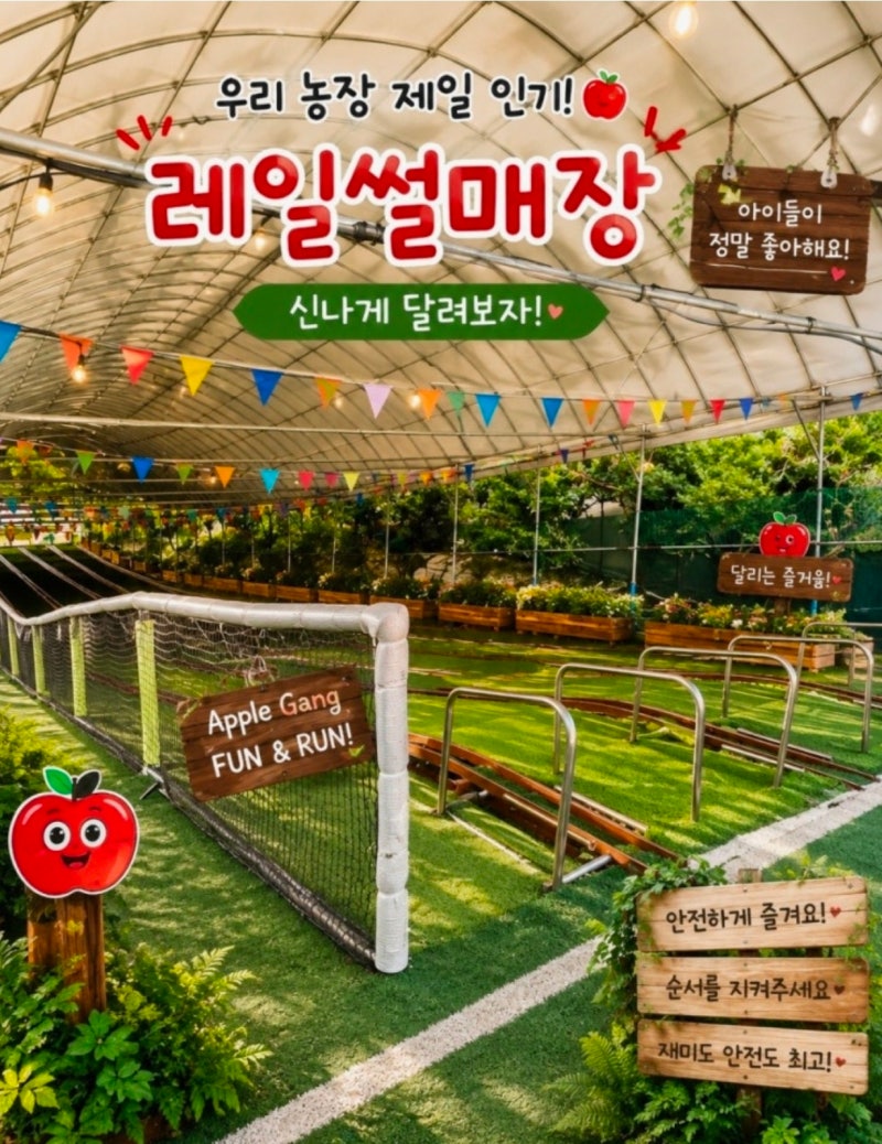 10월 아이와 가볼 만한 곳! 포천 사과깡패 미니사과 따기 체험