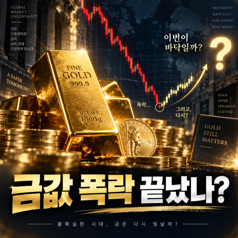 “금값 폭락 끝났나?” 앞으로 금값 전망, HSBC가 4000달러를 주목한 이유