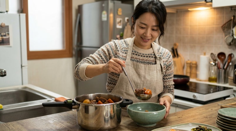 테팔 시큐어 트렌디 3L, 일교차 심한 날 국물 요리가 달라졌어요