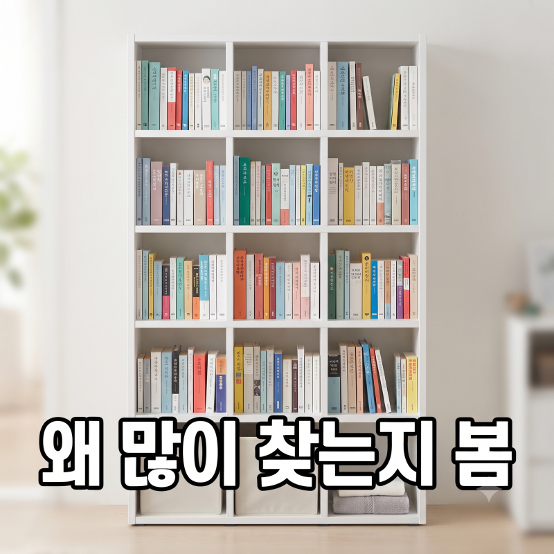 다용도 수납용 책장 추천 | 한샘 샘 책장 5단 120cm 시공 최저가 및 후기(+가격 할인 비교)