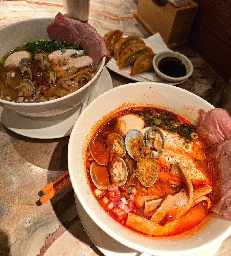 고속터미널 하우스 오브 신세계 '타치바나' 점심 방문기 | 봉골레·카라구치 쇼유라멘 솔직 ....