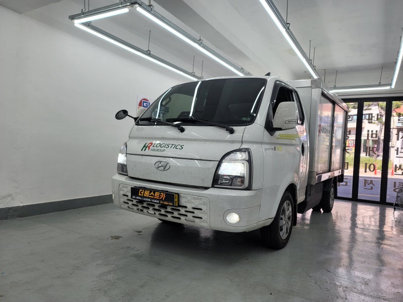 부산 포터2 LED 전조등 교체 인증 LED 안개등 브라비오 LED 뒷바퀴등 후진등 교체