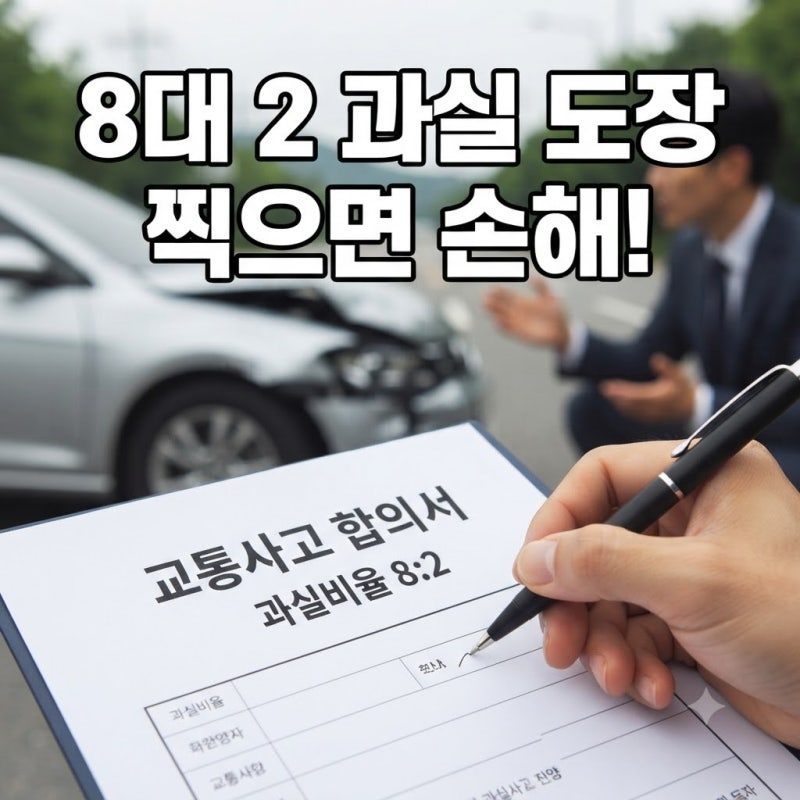 보험사 8대 2 통보에 도장 찍었다가 손해?! 불리한 과실비율 뒤집는 기준