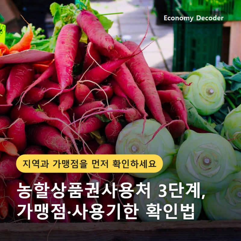 농할상품권사용처 3단계, 가맹점·사용기한 확인법