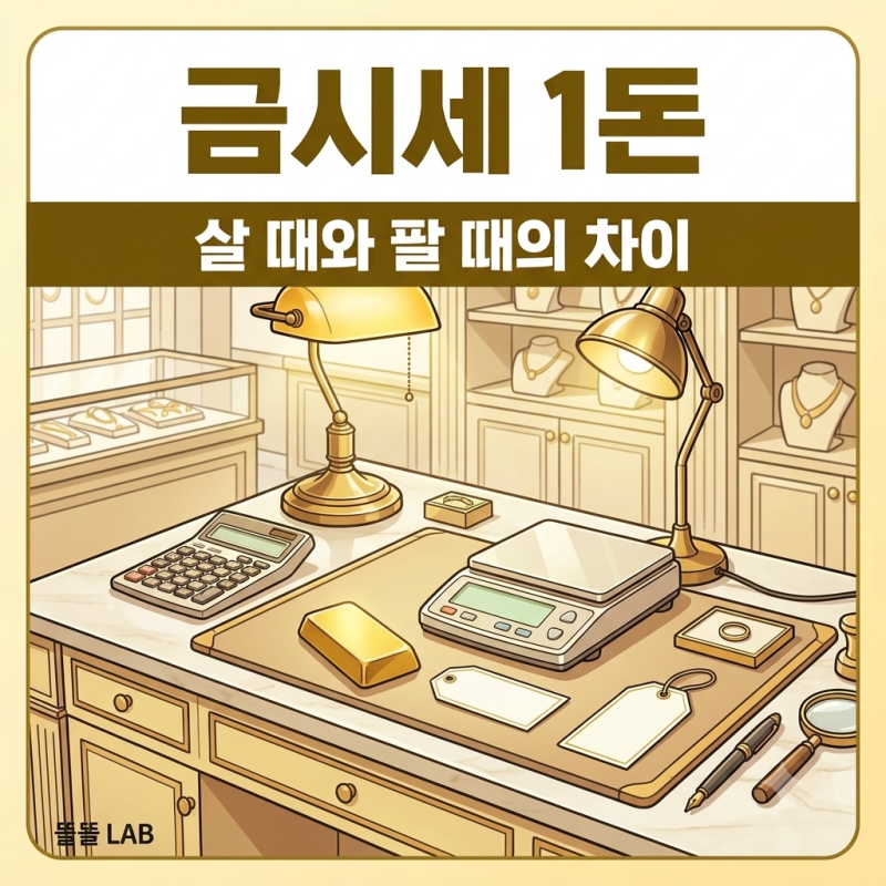 금시세 1돈, 샀다가 바로 팔면 내 돈 얼마 사라질까