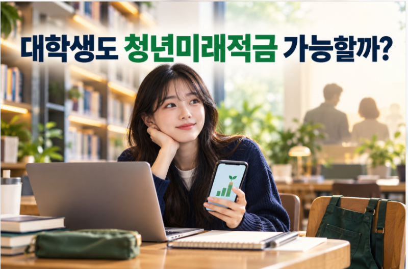 대학생인데 청년미래적금 가능할까? 아르바이트 소득부터 부모님 소득까지