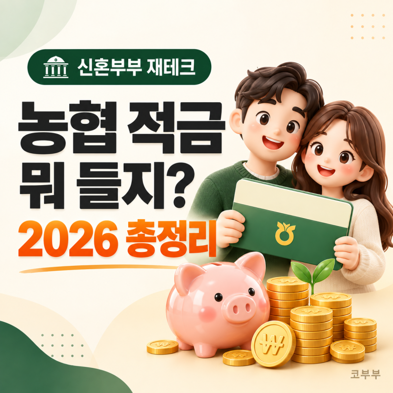 2026 농협 적금 총정리 | 금리 높은 농협 적금 추천 TOP 5