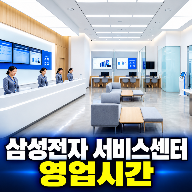 삼성전자 서비스센터 영업시간 토요일 운영시간 점심시간