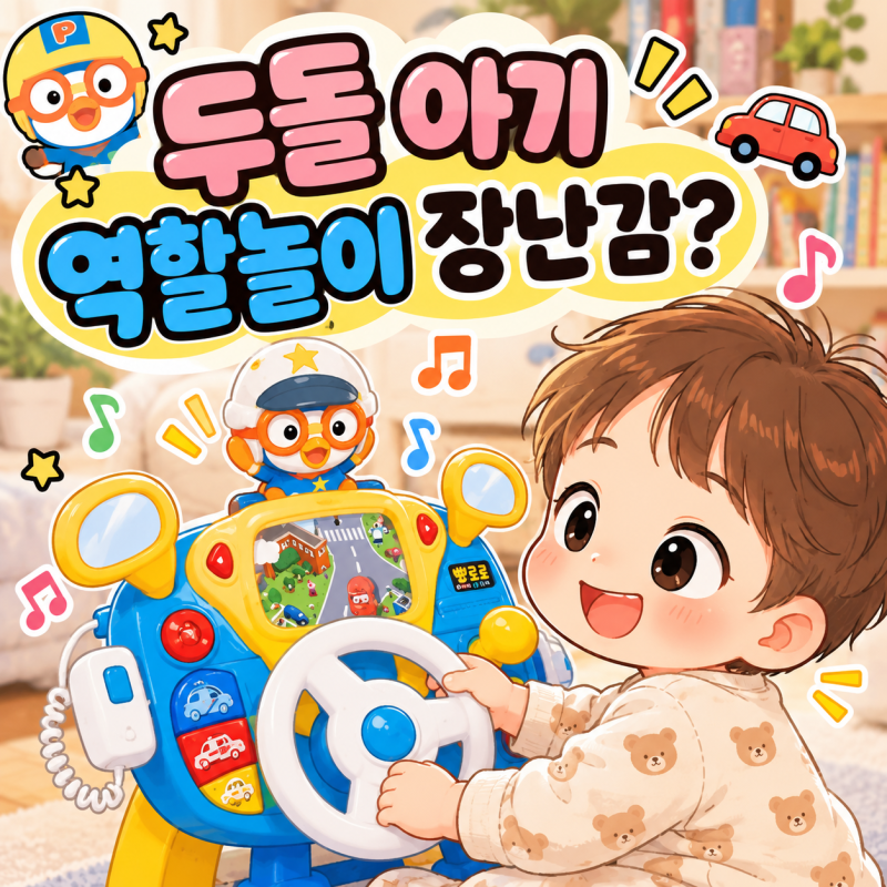 두돌 아기 역할놀이 장난감, 자동차 좋아하는 26개월 요즘 최애 놀이