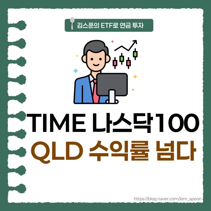 QLD 수익률 역전한 TIME 미국나스닥100 액티브 10월 포트폴리오 및 수익률 점검