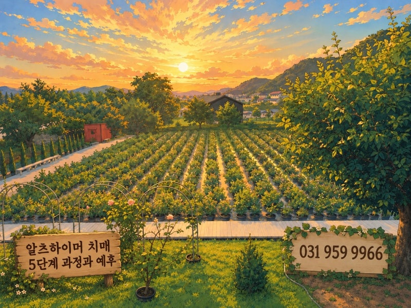 알츠하이머 치매 5단계 진행 과정과 예후, 가족이 준비할 돌봄[치매노인요양원]