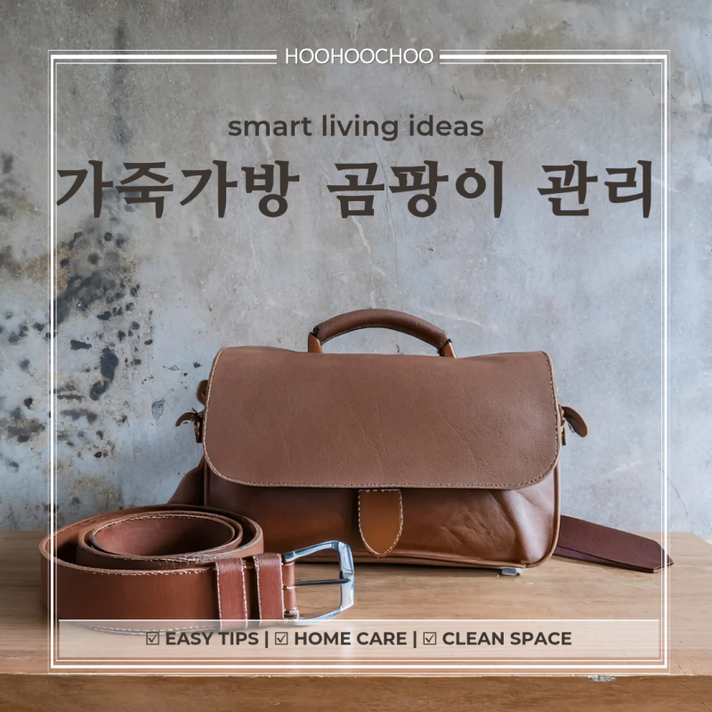 가죽가방 곰팡이 제거, 닦아내기 전 가죽 종류부터 확인해야 하는 이유