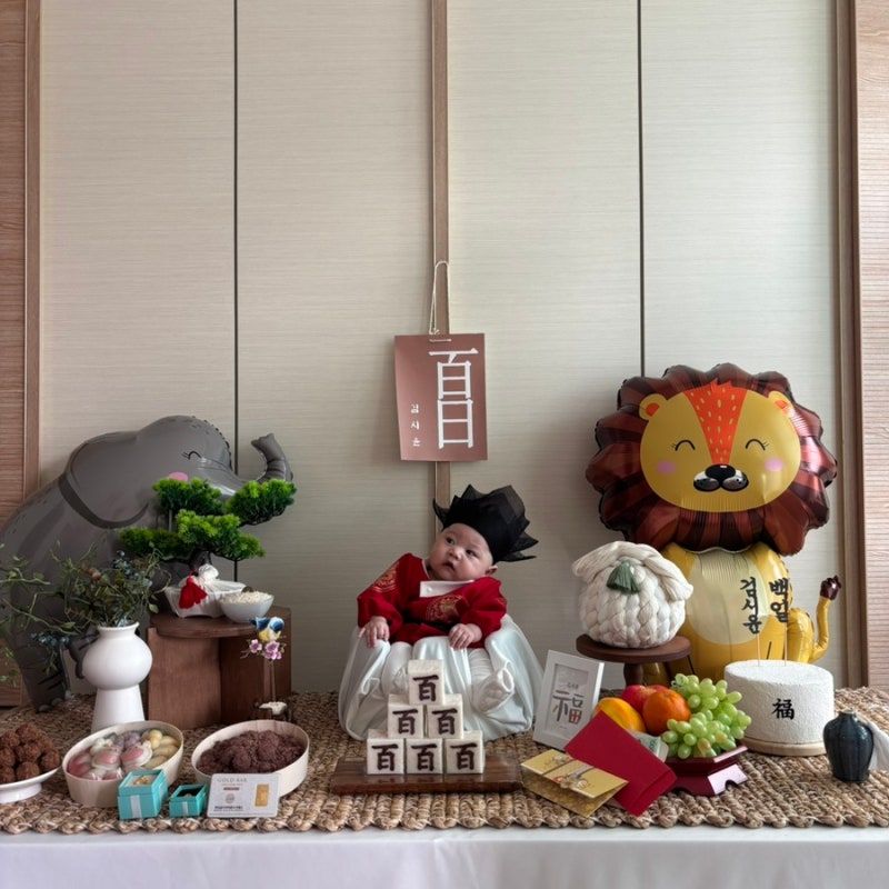 아기 셀프 백일상 대여는 여기서! | 내돈내산 업체 추천