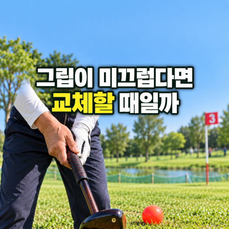 파크골프채 그립이 미끄러우면 무엇이 달라질까? 마모 상태와 교체 시기 확인법