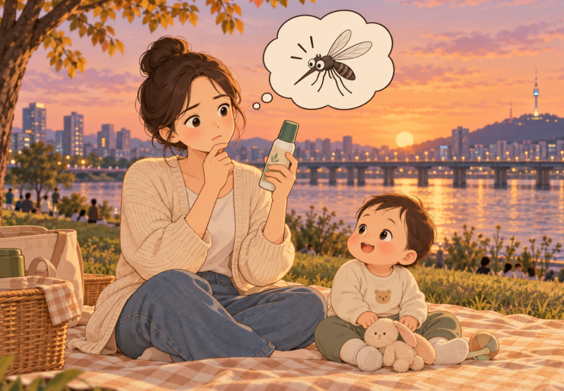 아이 있는 집｜모기기피제·전자모기향 차이｜모기 팔찌와 스티커 효과는?