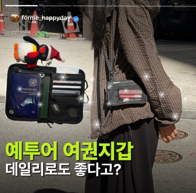 예투어 여권지갑 후기｜11개국 다니고 알게 된 RFID차단 여권파우치, 일본 신혼여행 전 데일리....