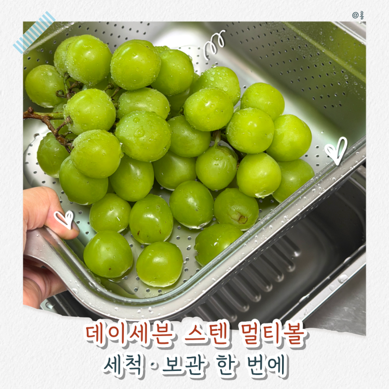 밀폐용기 추천｜데이세븐 연마제없는 304 스텐 멀티볼 4.2L