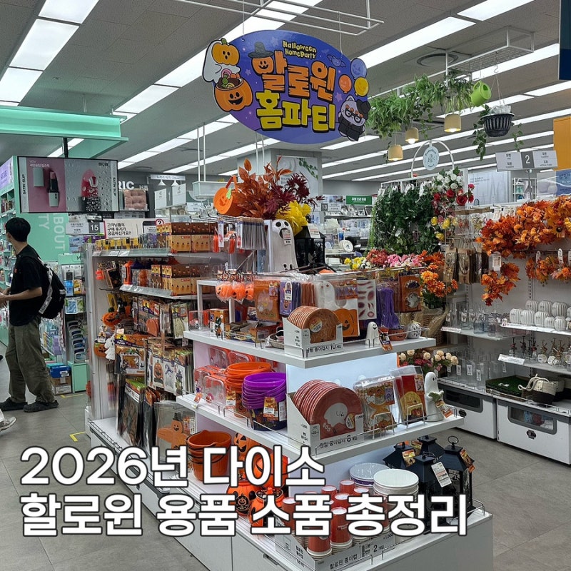 다이소 할로윈 소품 총정리 가성비 홈파티 준비꿀템