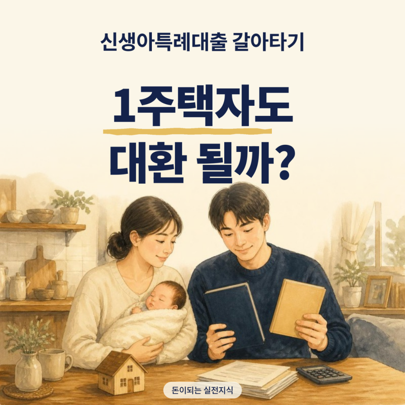 신생아 특례대출 갈아타기 조건 5가지, 1주택자 대환 서류와 발급처