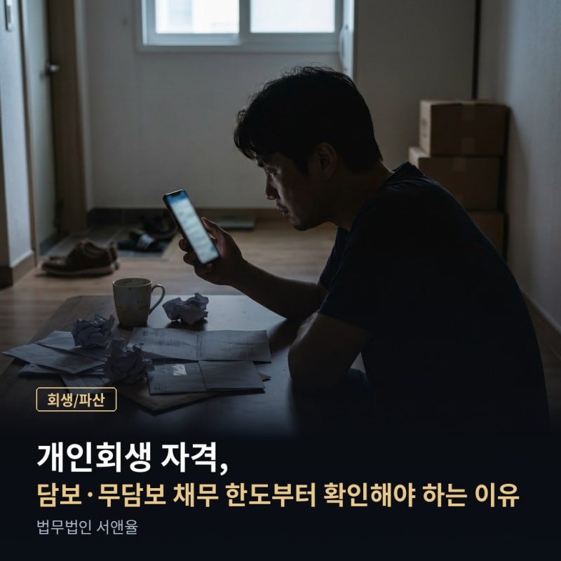 개인회생 신청자격, 내 빚과 월급으로 신청할 수 있을까?