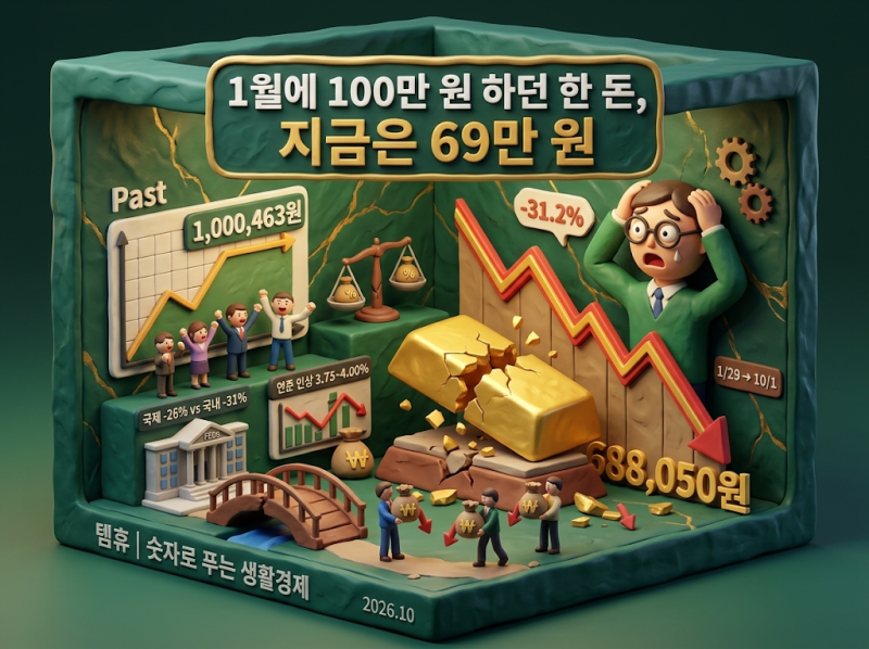 [금값] 1월에 100만 원 하던 한 돈이 69만 원, 지금 금 사도 될까