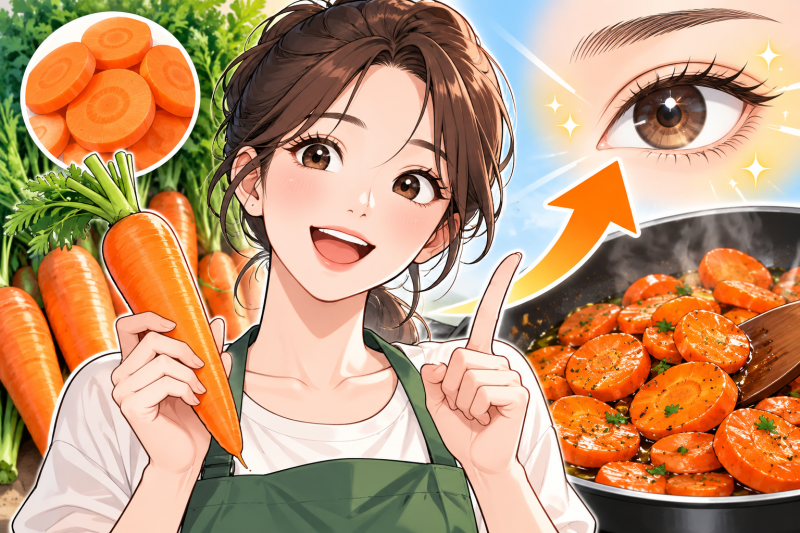 당근은 눈에 정말 좋을까? 생당근보다 기름에 볶아 먹어야 하는 진짜 이유