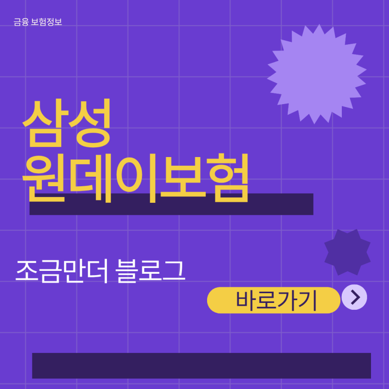 부모님 차 잠깐 몰 때 삼성원데이보험 필요한 상황과 선택 기준