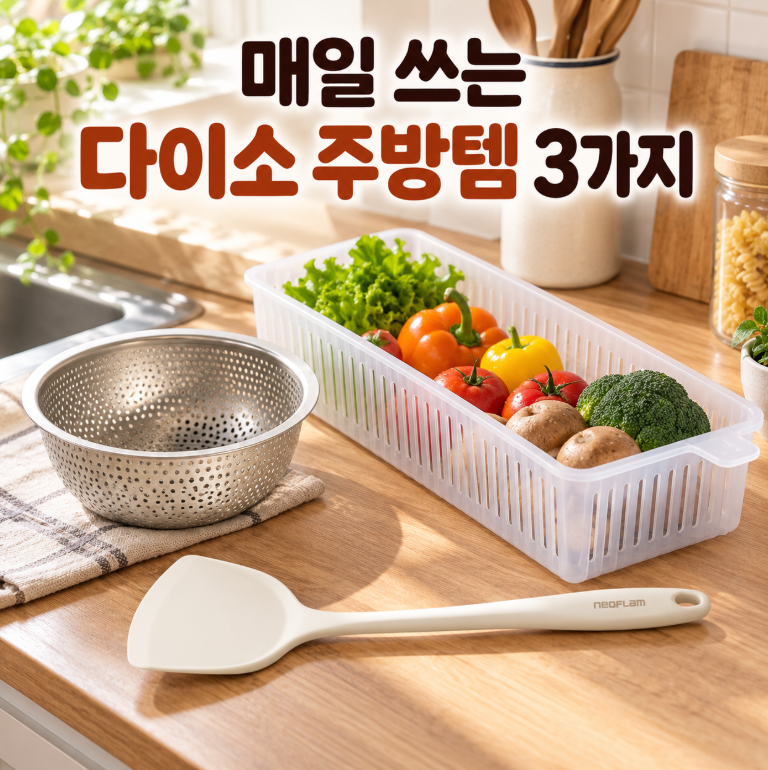 다이소 주방용품 추천, 우리 집에서 끝까지 살아남은 3가지