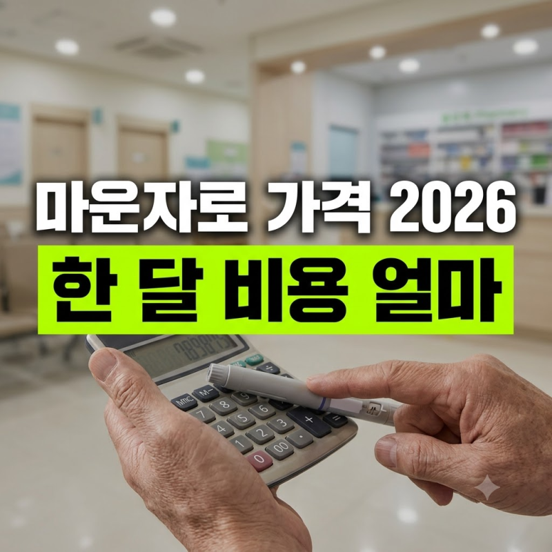 마운자로 가격 2026｜용량별 가격·한 달 비용·처방비 총정리
