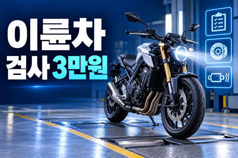 2026 이륜차 정기검사, 대상·3만원·과태료 20만원 총정리