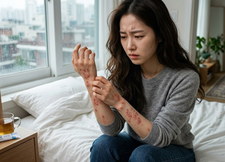 옴 증상 두드러기 차이점 치료