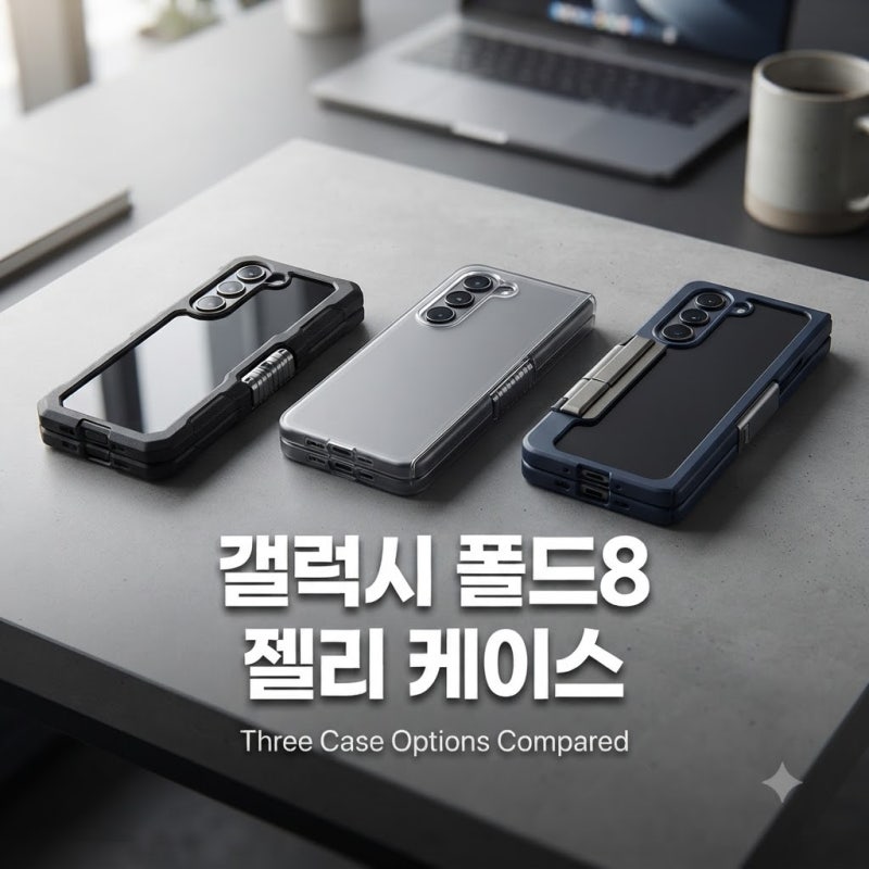 갤럭시Z 폴드8 힌지보호 케이스 3종 비교 어떤 걸 골라야 후회 없을까
