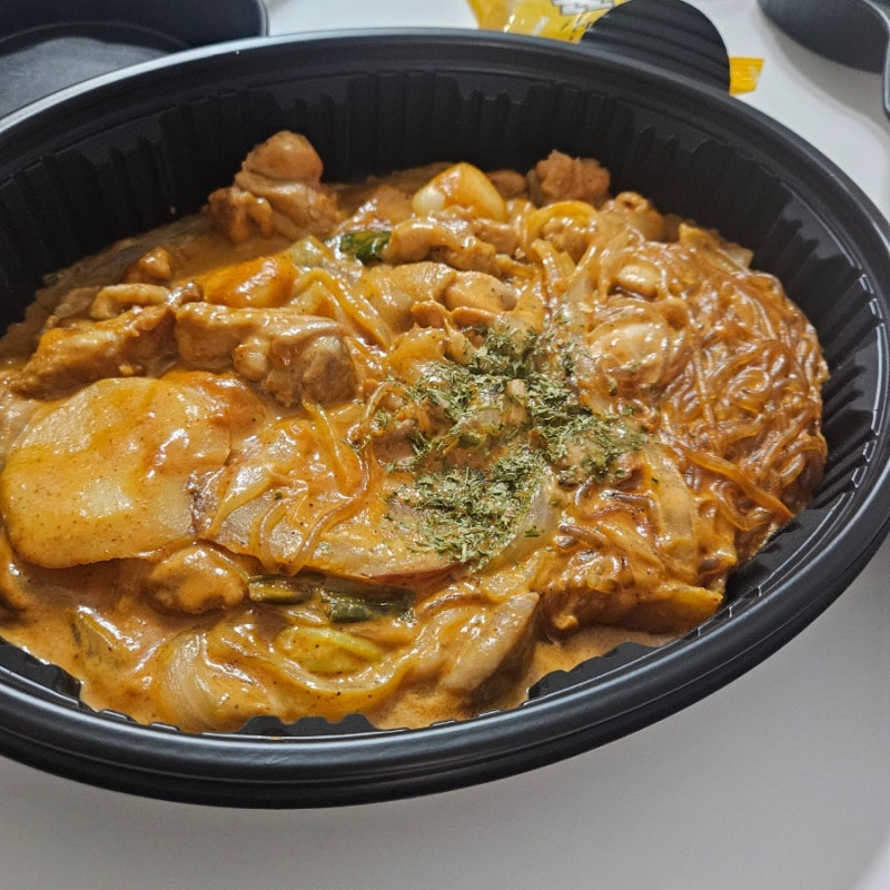 인천 숭의동 배달 맛집 두찜｜로제찜닭 눈꽃감자와 모짜렐라치즈치킨 후기