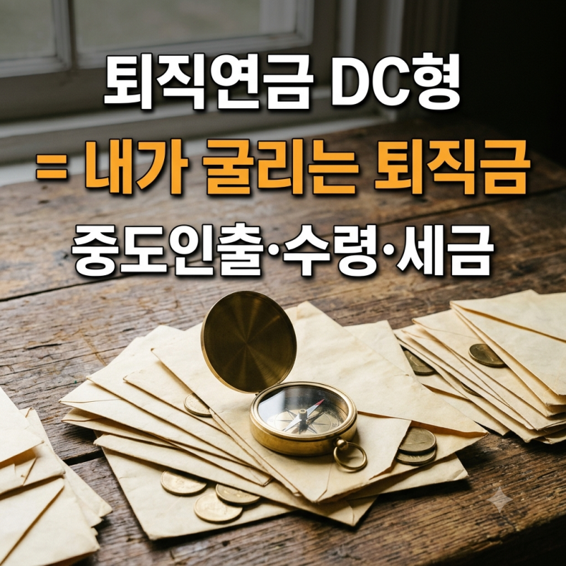 퇴직연금 DC형 뜻과 수령방법, 중도인출 조건과 퇴사 시 IRP 이전까지 쉽게 정리