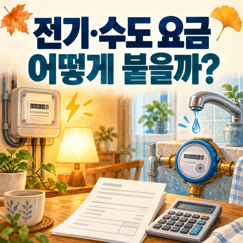 전기 350kWh는 70,640원? 전기세·수도세 계산법과 2026 서울 요금표