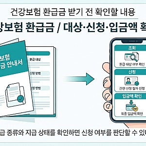 건강보험 본인부담상한액 환급금 조회·신청｜체납액 공제로 달라지는 입금액