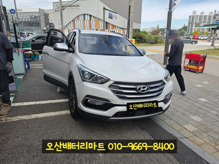 몇 시간 만에 재방전, 싼타페 DM 배터리 상태는? [오산배터리마트]