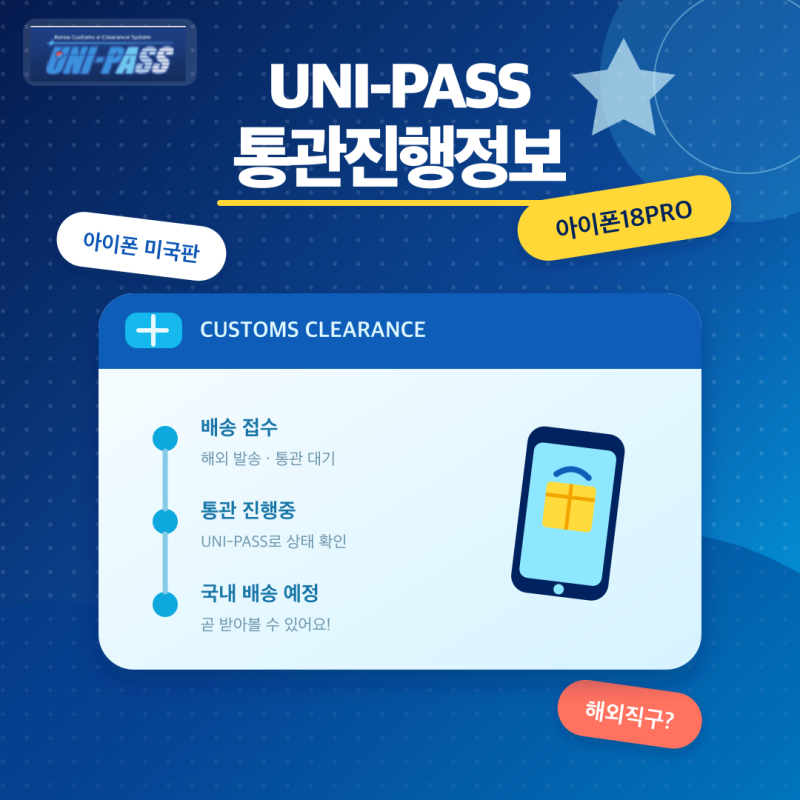 [해외직구] 아이폰18프로 출시 사전예약, 미국판 해외직구 2 (배송/통관 타임라인)