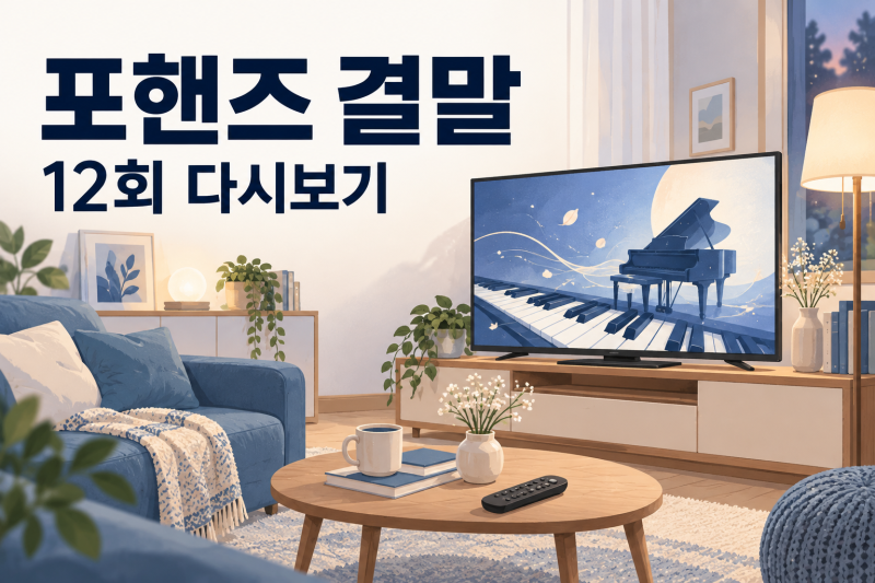 포핸즈 결말, 송강·이준영 다시 만났나요? 12회 다시보기