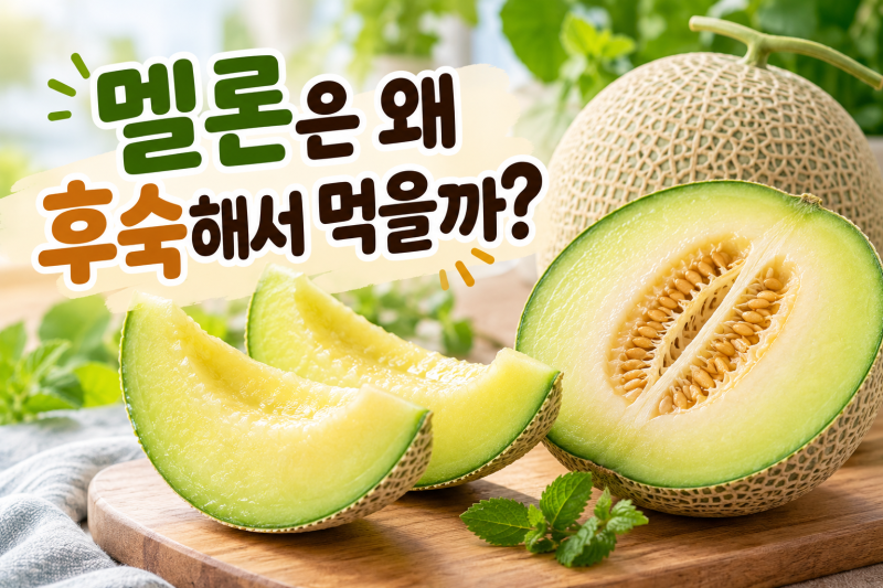 멜론은 왜 후숙해서 먹을까?