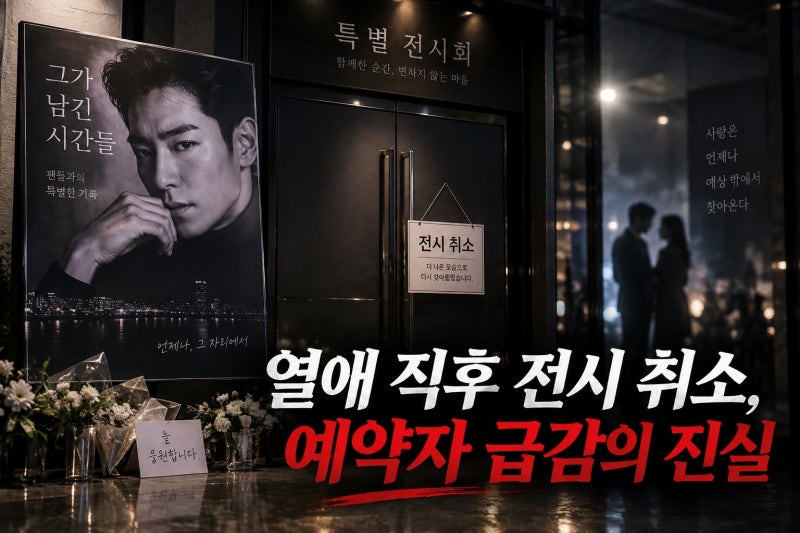 탑♥나나 열애 인정 직후 팬 전시회 취소…예약자 10~15%까지 줄어든 이유