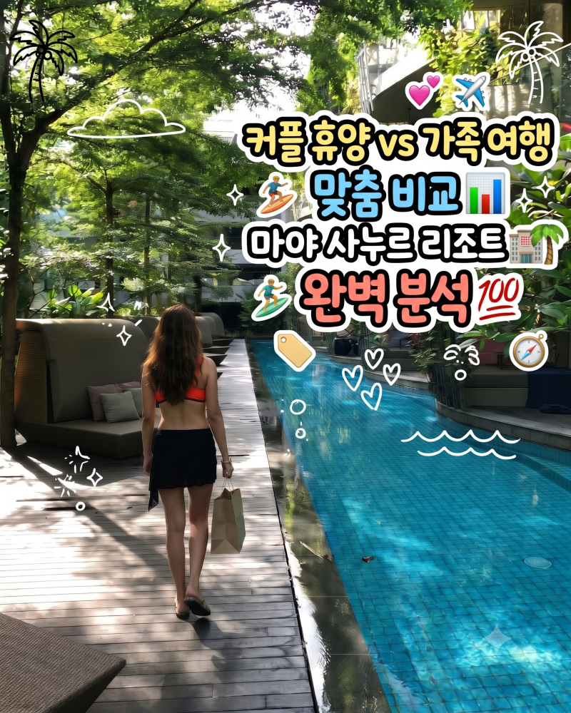 발리 사누르 호텔 실패 없이 고르는 마야 사누르 리조트 "투숙객 유형별 솔직한 비교"